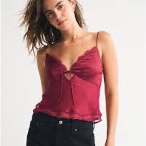 Abercrombie & Fitch Burgundy Camisole